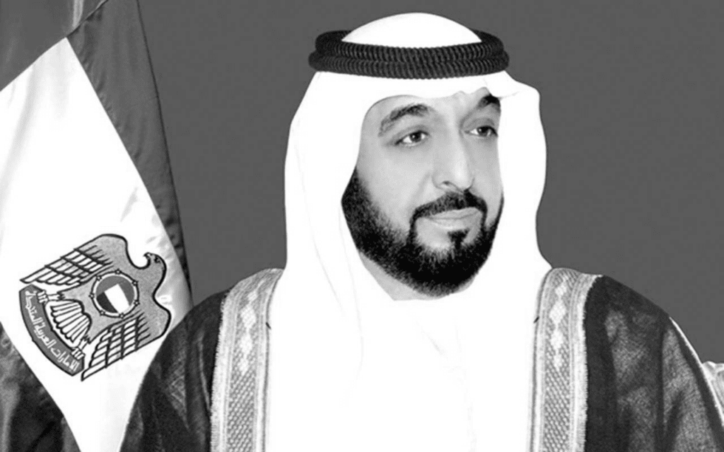 khalifa bin Zayed Al Nahyan in the protection of God