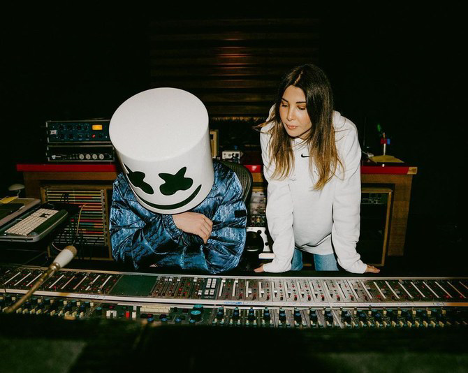 Nancy Ajram teases collaboration with US DJ Marshmello