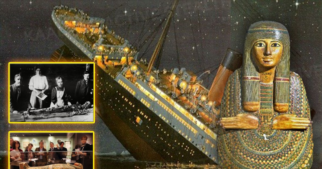 What is the relationship of the pharaohs sinking "Titanic"?