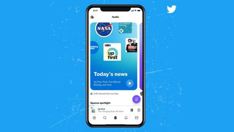 Twitter allows listening to podcasts