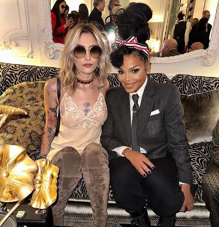 Janet Jackson and Paris Jackson are together again!