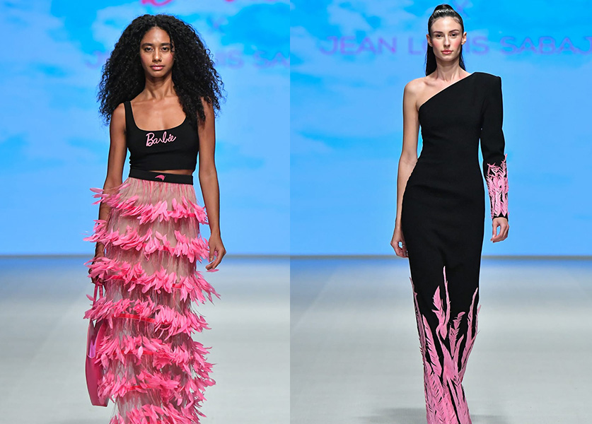 Celebrity-loved designer Jean-Louis Sabaji collaborates with Barbie at Arab Fashion Week