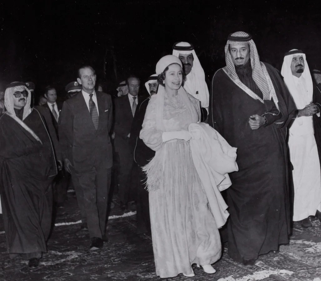 photos of Queen Elizabeth II’s visit to Saudi Arabia in 1979