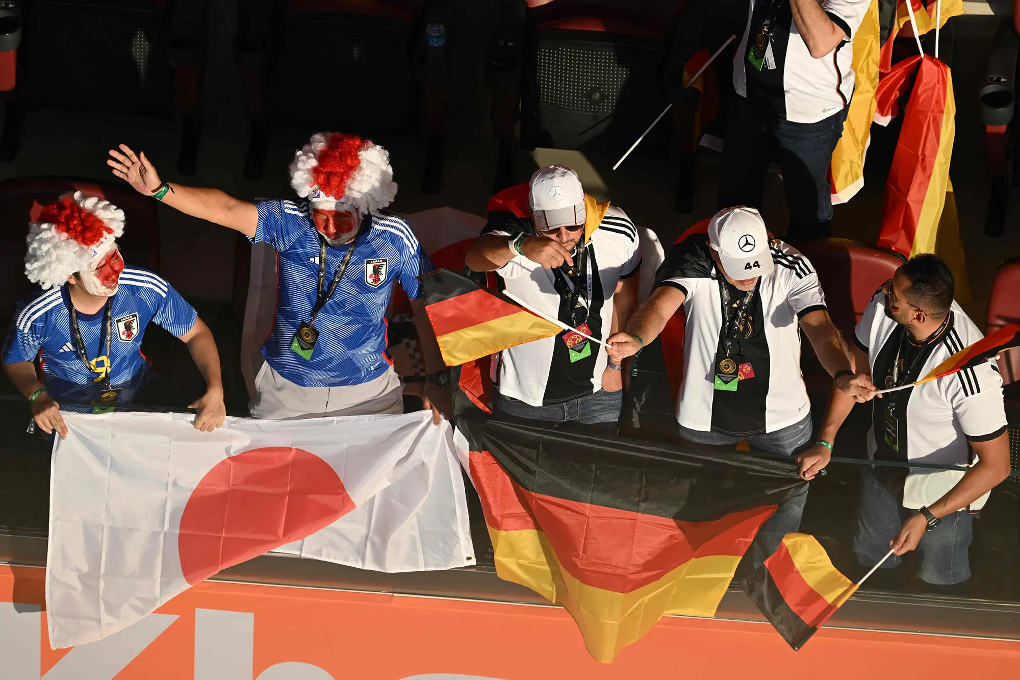 A Japanese fan takes advantage of the Germany match and sends a message to his manager chrome image Nov 24 2022 8 37 45 PM GMT02 00