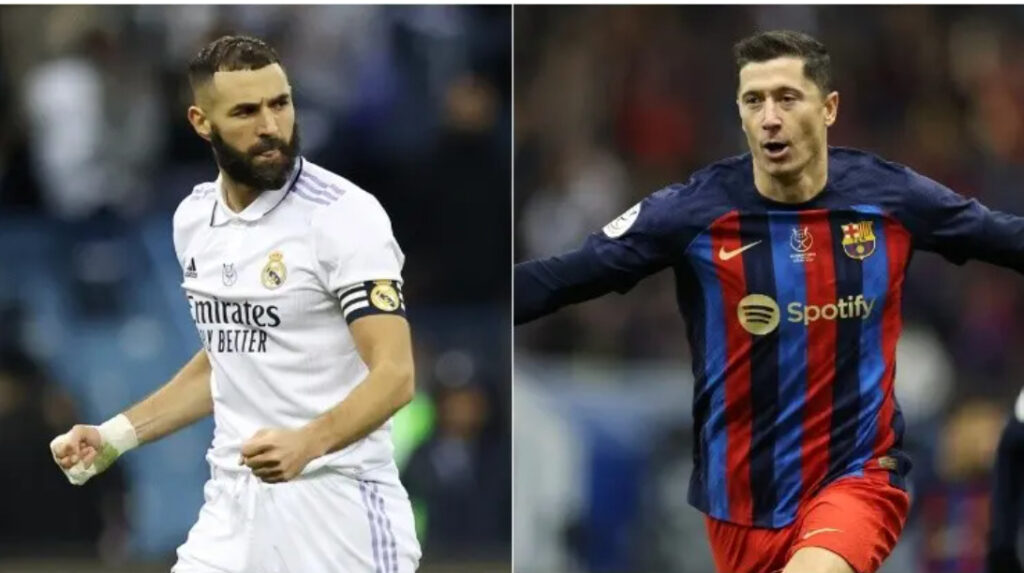 Barcelona and Real Madrid in an exciting "El Clasico" in the Spanish League Tomorrow