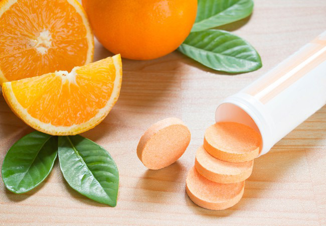 What is the risk of taking excessive doses of vitamin C?