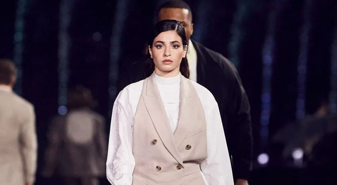 Olympic star Yusra Mardini walks the Boss runway in Miami 